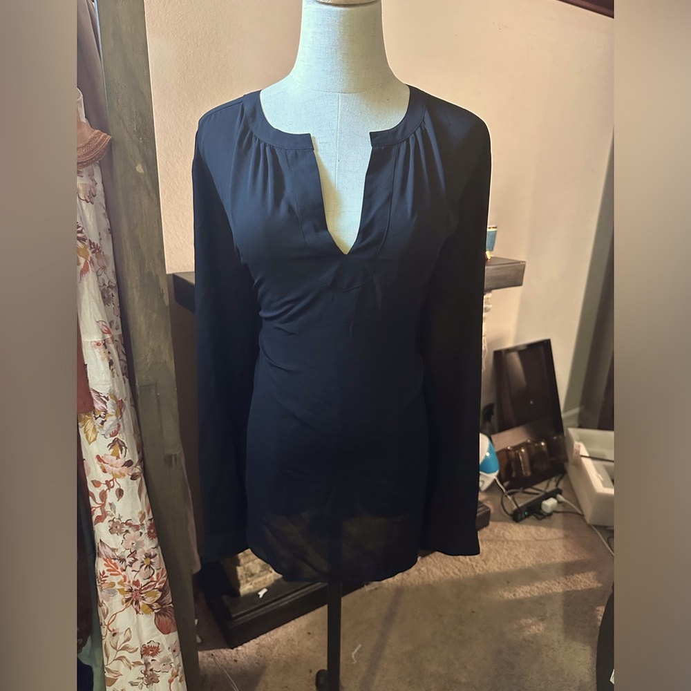 Like new black loft dress shirt.